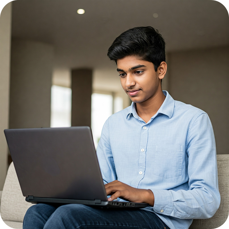 Globe with airplane illustration