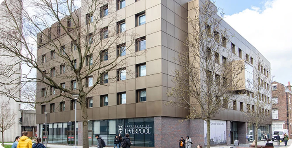 University buildings and library