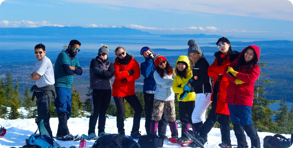  Indian students at a campus event
